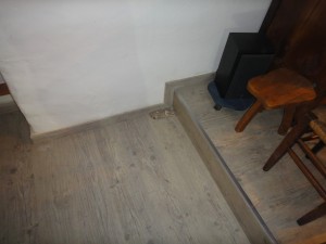 Pose d'un parquet flottant