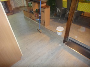 Pose d'un parquet flottant